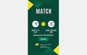 match à venir senior A 